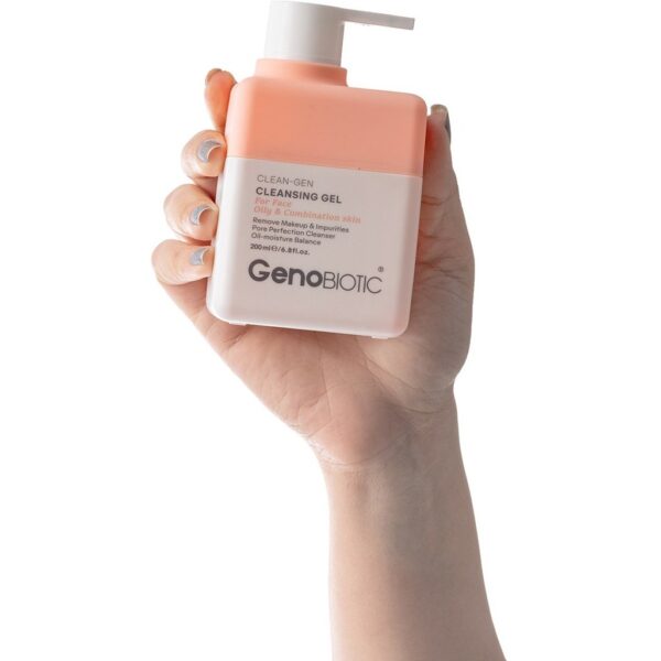 ژل شستشو صورت ژنوبایوتیک پوست چرب و مختلط 200میل