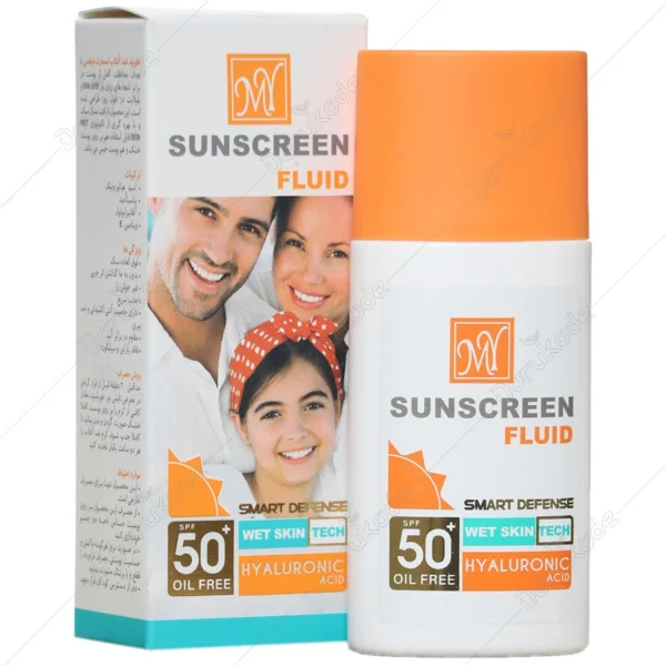 ضد آفتاب فلوئید مای مدل هیالورونیک اسید SPF50 حجم 50ml
