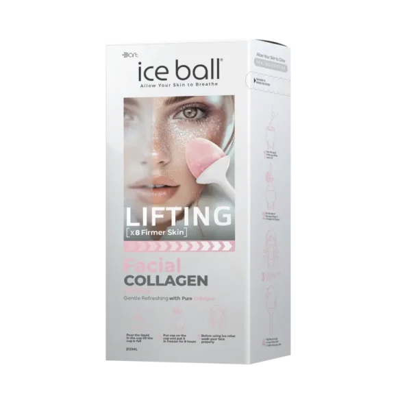 ژل آبرسان کلاژن لیفتینگ صورت آیس بال