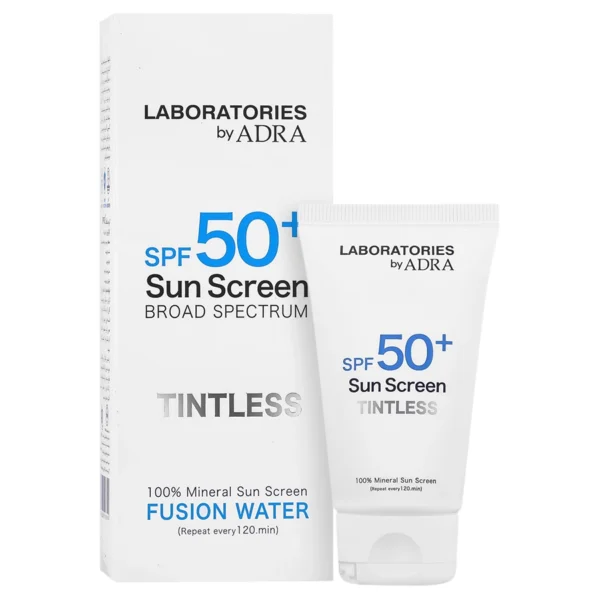 کرم ضد آفتاب فیوژن واتر SPF50 بی رنگ آدرا(لابراتوریز)